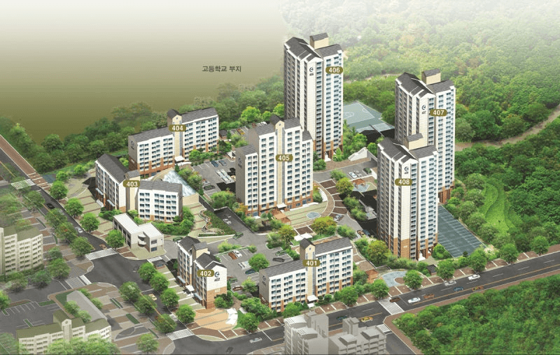 경기 용인 한보라마을 휴먼시아4단지